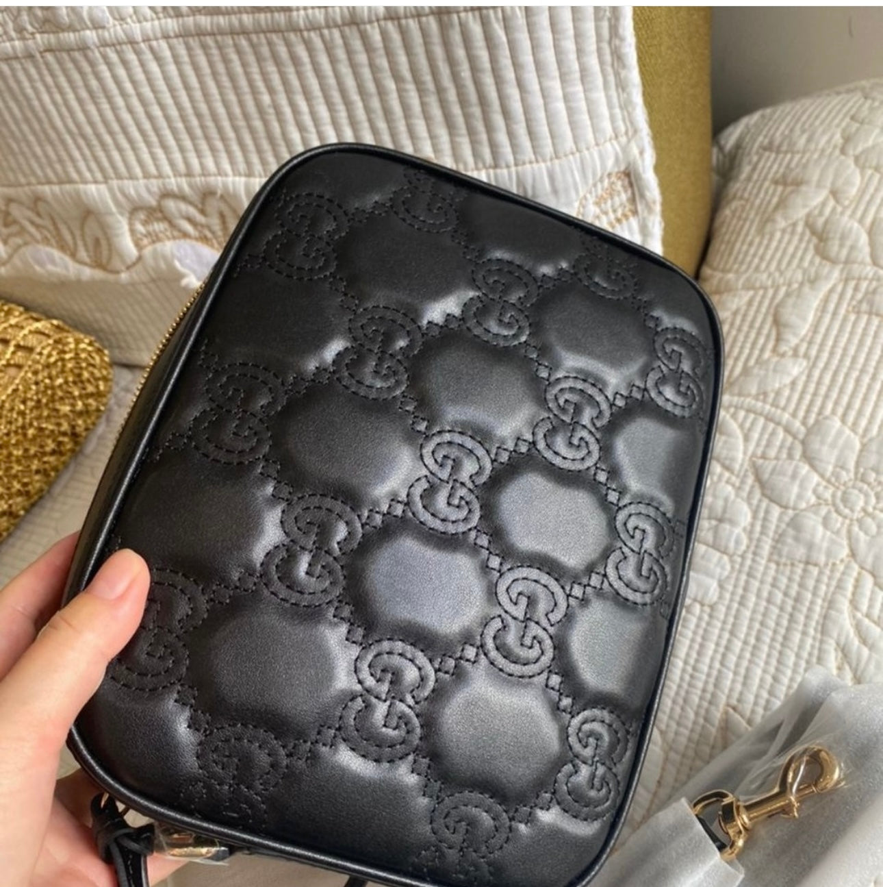 ENVELOPPE GRAND SAC EN MIX MATELASSÉ