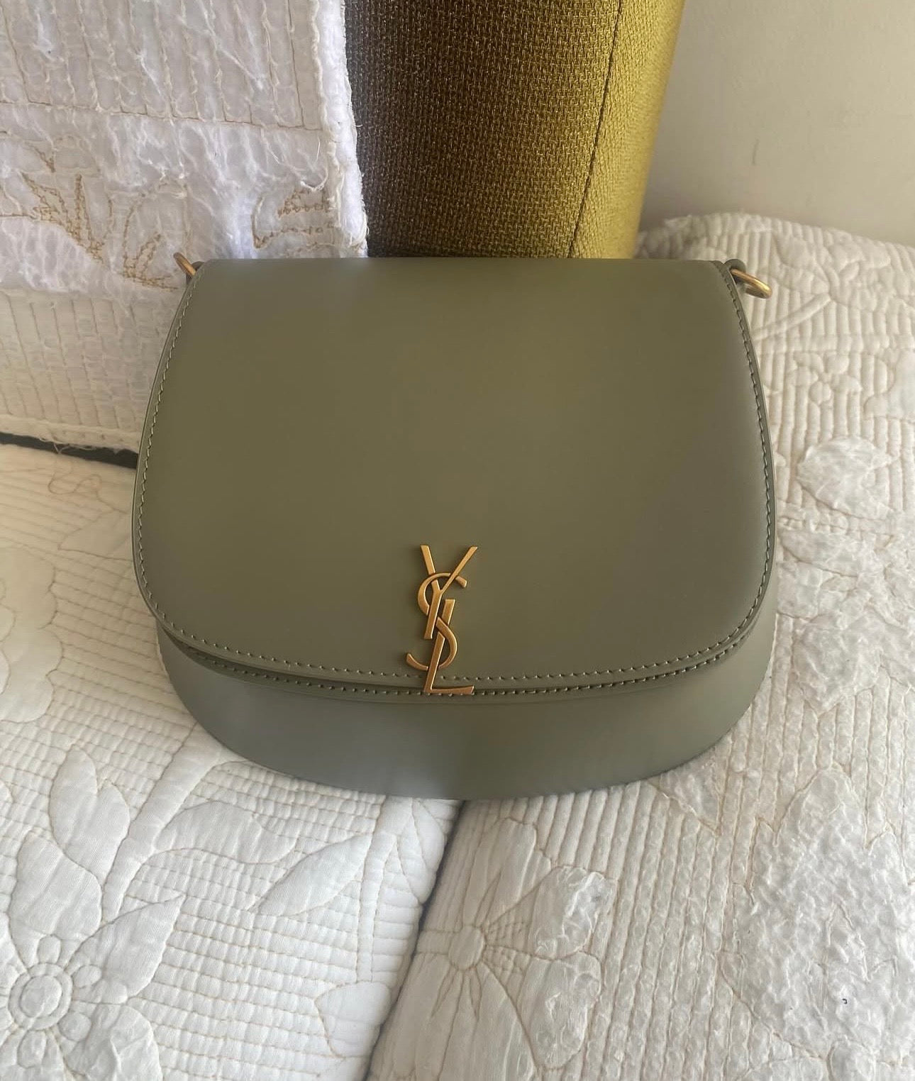 Voltaire Top Handle in Box | Moss