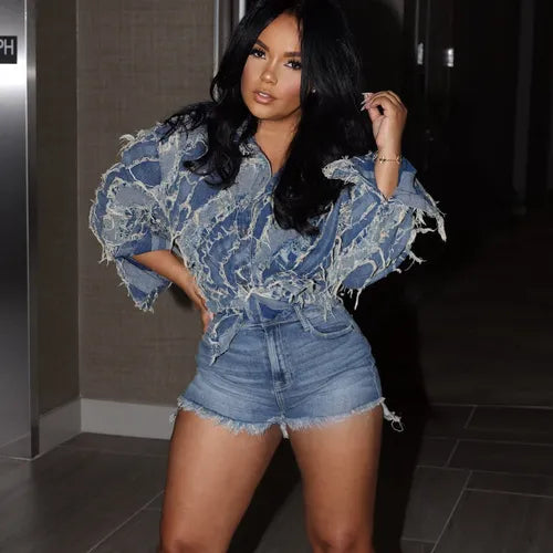 Be Creative | Distressed Denim Jacket