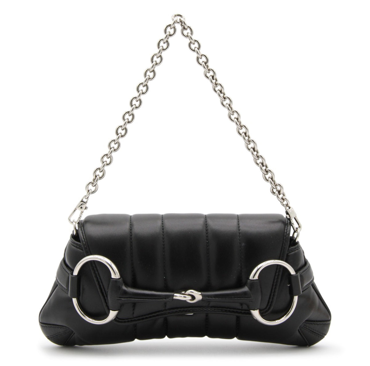 SAC ÉPAULE MOYEN À CHAÎNE À MORS DE CHEVAL GG