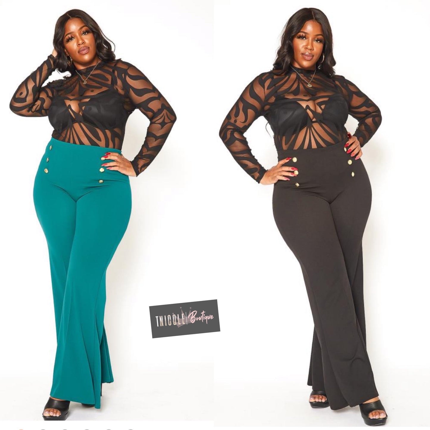 PLUS SIZE PRISSY PANTS | 33 INCHES | 10 Colors