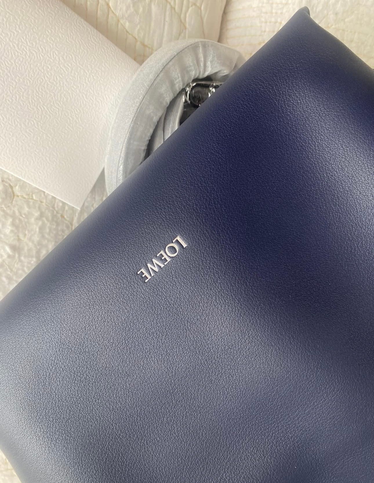 Blue Flamenco purse in nappa lambskin