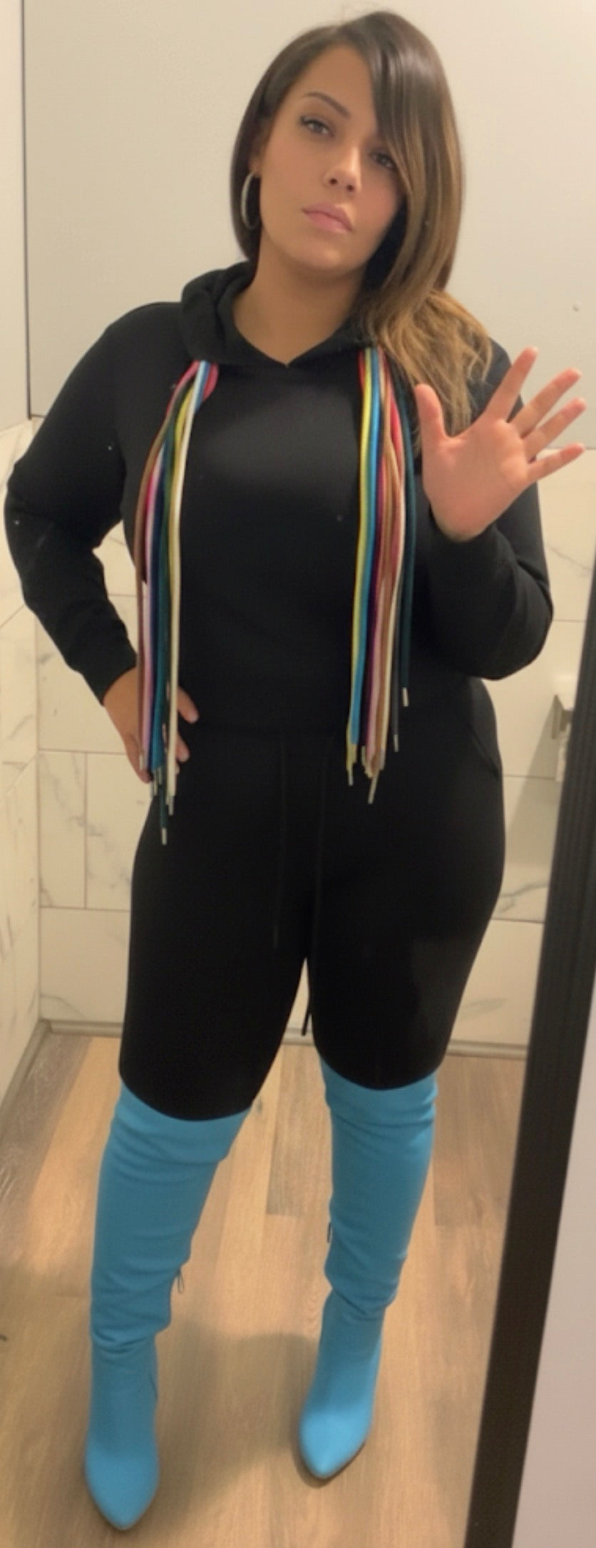 Black Out Jogger 2 Piece Set | SZ MEDIUM ONLY