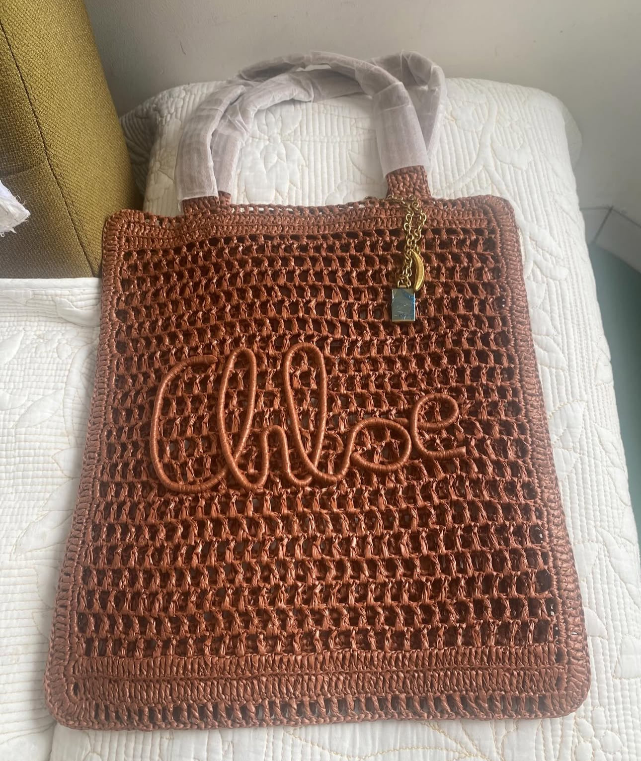 SUMMER BANANA TOTE BAG IN RAFFIA | 2 COLORS