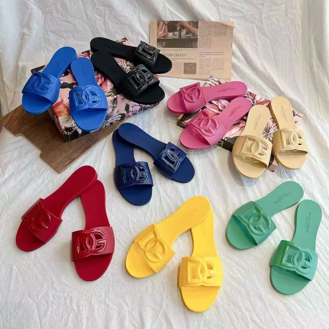 DG Rubber Beachwear Slides | 8 COLORS