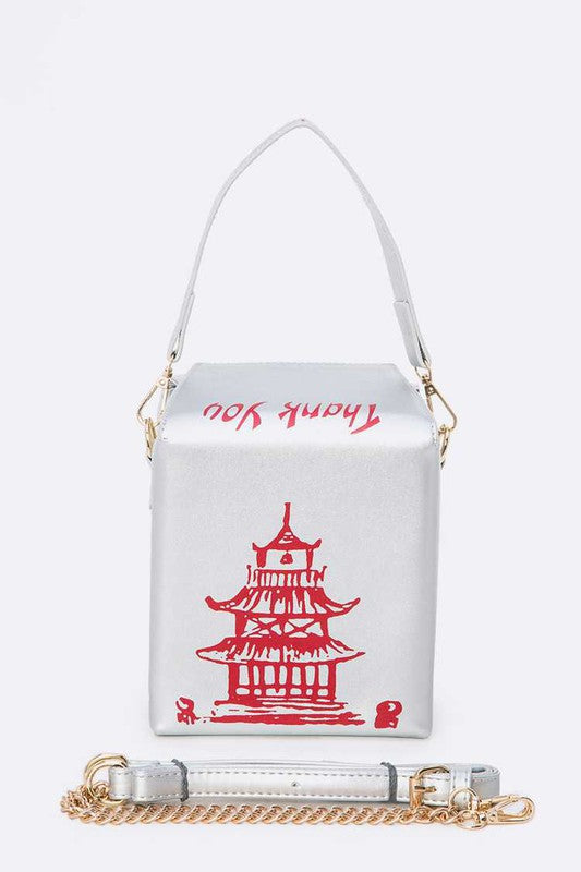 Chinese Take Out Box Fashion Clutch-