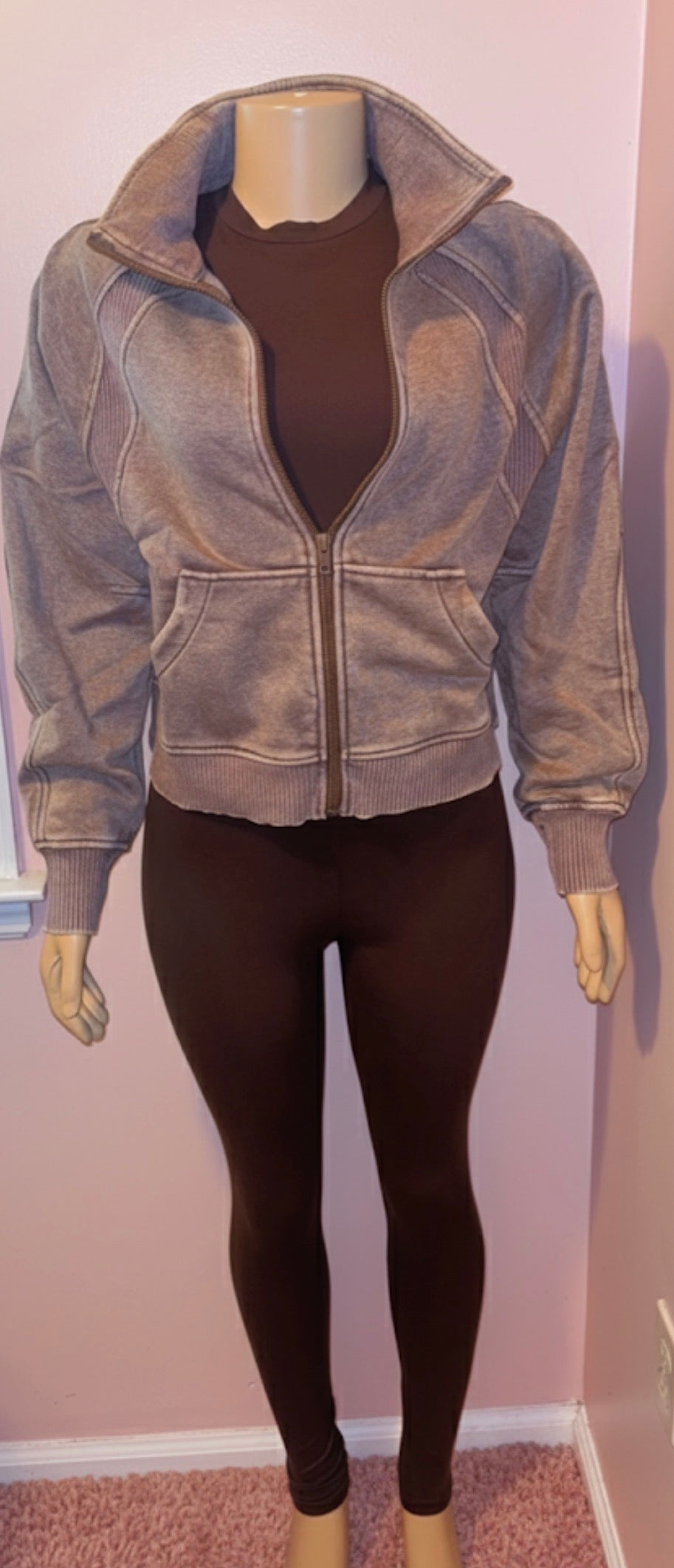 BUSY BODY BROWN 3 PIECE SET SZ SMALL