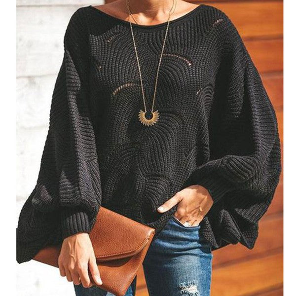 DIAMOND CUT SWEATER | 2 COLORS SMALL-3X