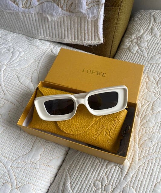 Chunky Anagram 46mm Rectangular Sunglasses