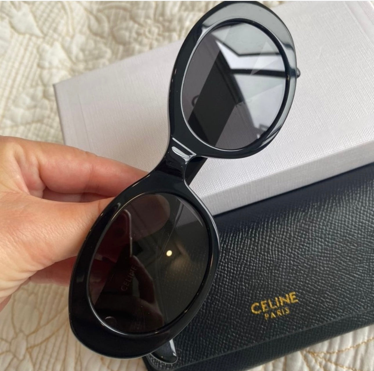 Black Gold Celine Sunglasses