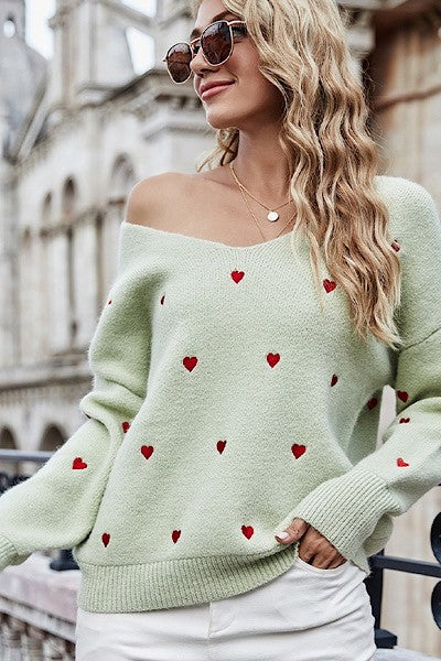 Tiny Heart sweater