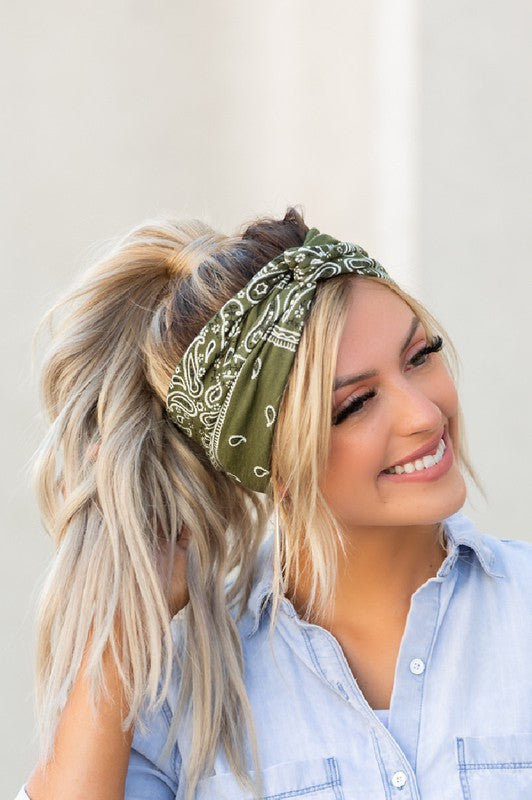 Bandana Twist Headwraps (7 Colors)