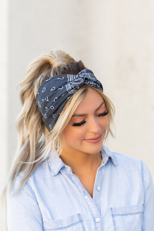 Bandana Twist Headwraps (7 Colors)