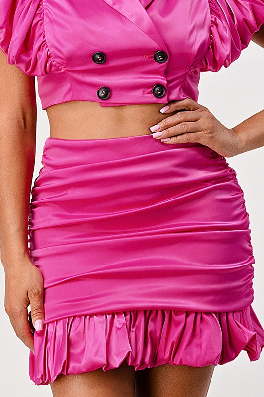 BRUNCH BARBIE SKIRT SET