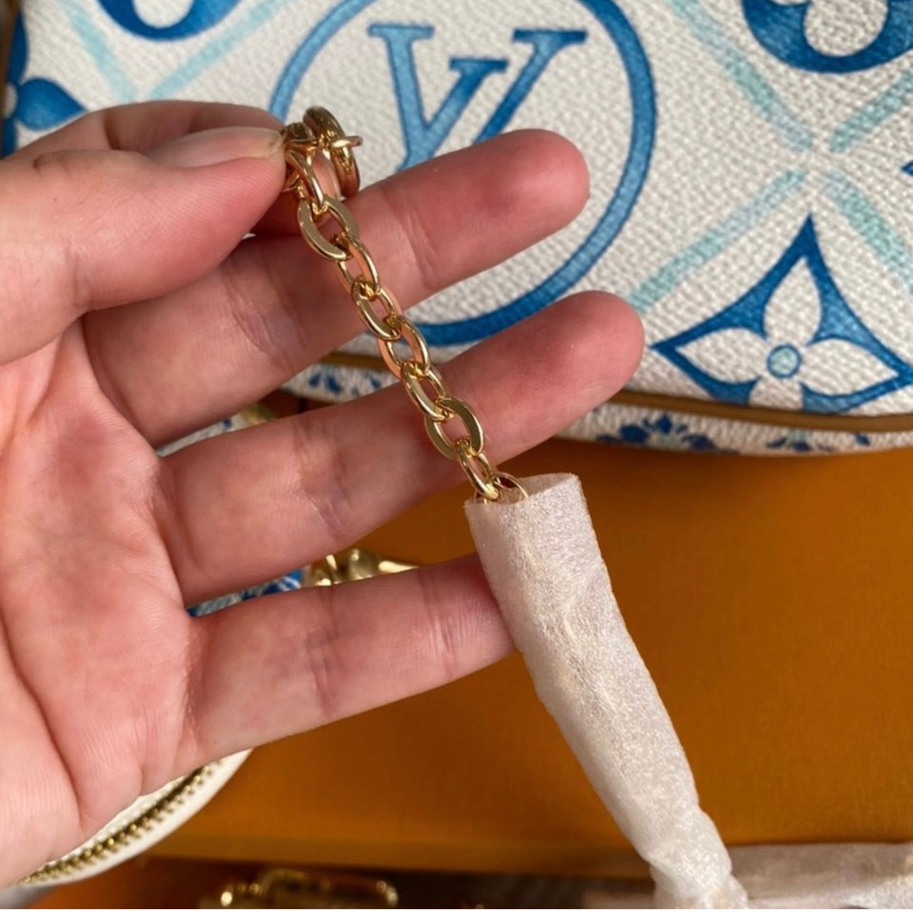 Blue Multi Pochette Accessoires