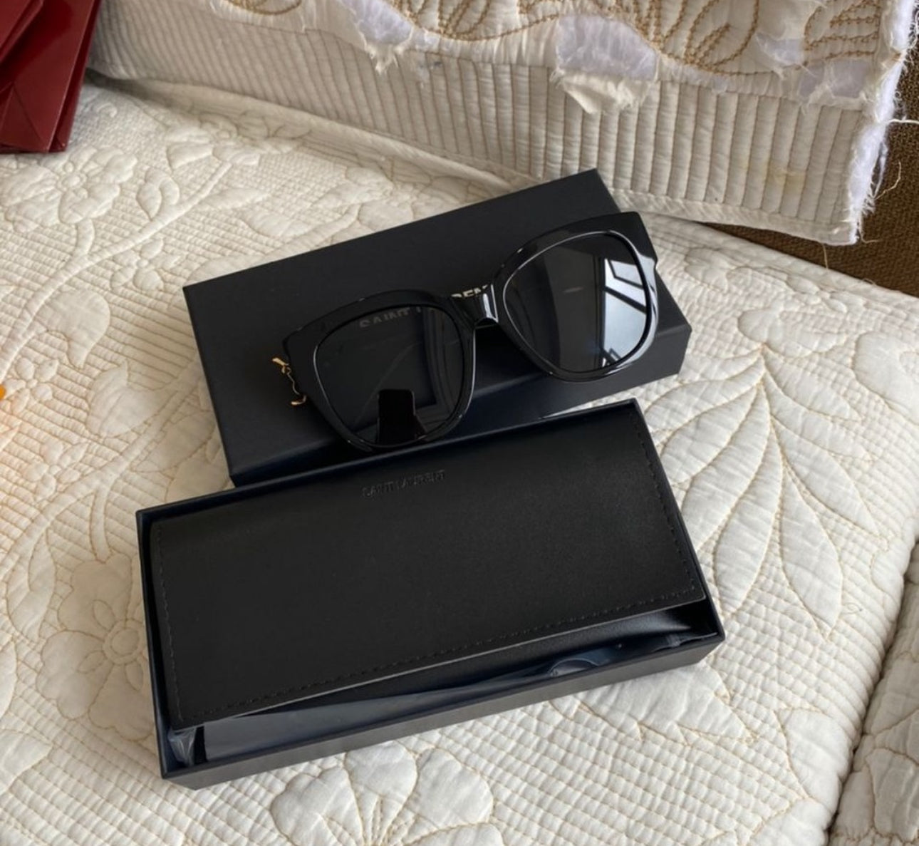 Saint Laurent Oversized Cat-Eye Sunglasses