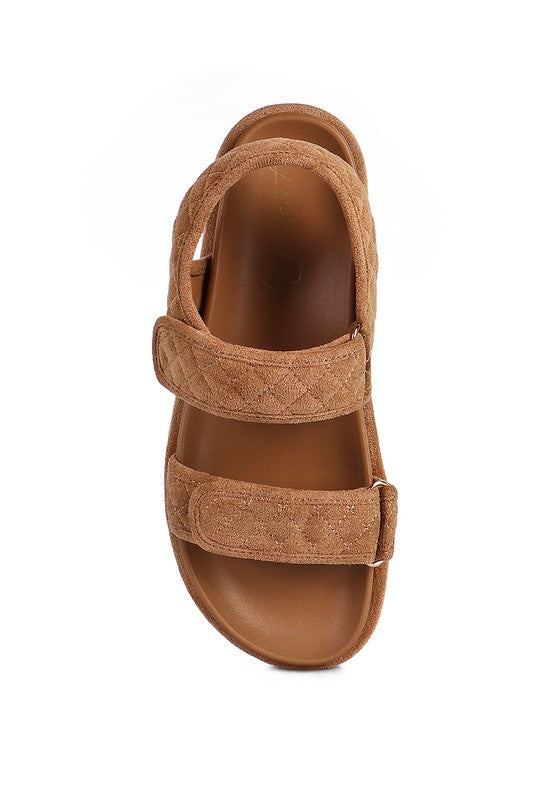 QUILTED SANDALS (2 Colors)