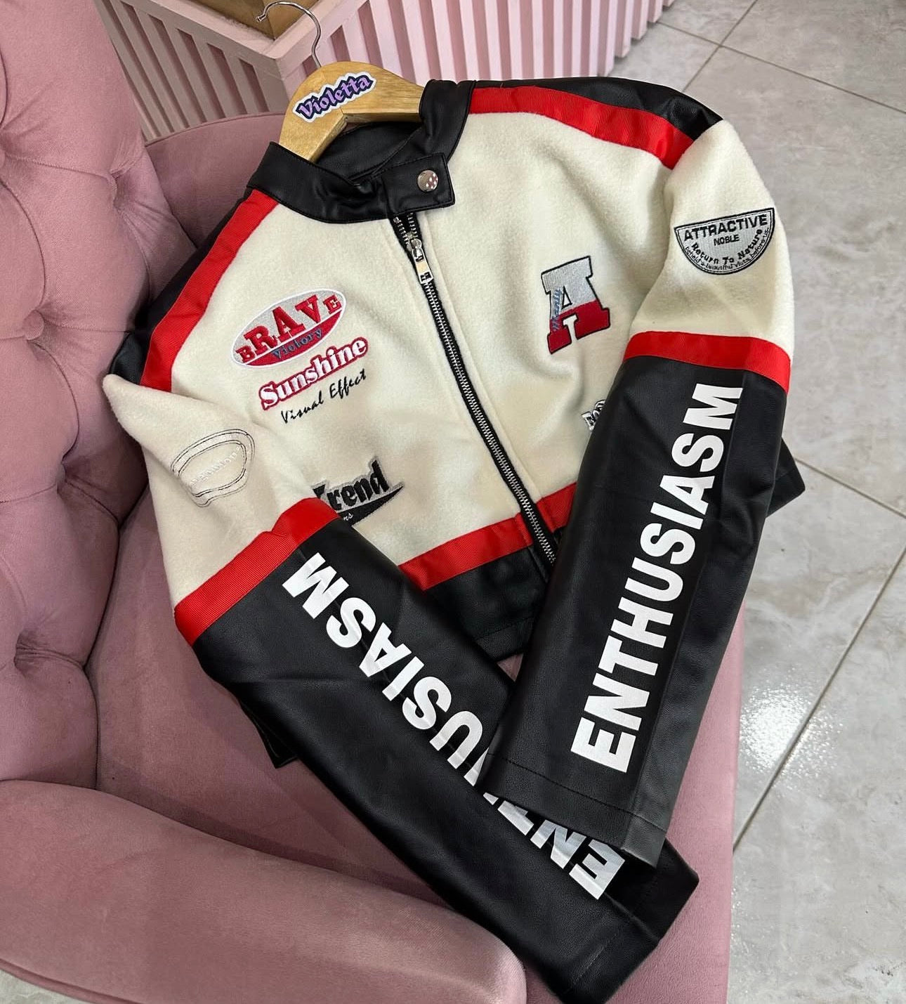 Cropped Biker Jacket | 2 Colors