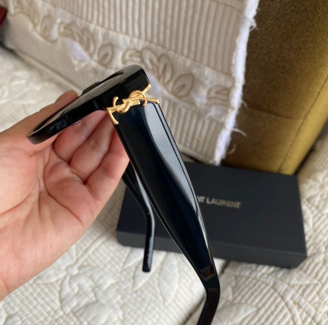 Saint Laurent Oversized Cat-Eye Sunglasses