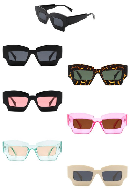 Futuristic Square Tinted Fashion Sunglasses