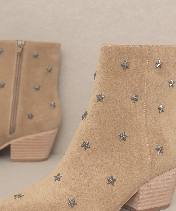 OASIS SOCIETY Ivanna - Bottes western cloutées étoiles