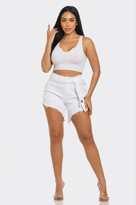 Strapped Shorts (2 Colors)