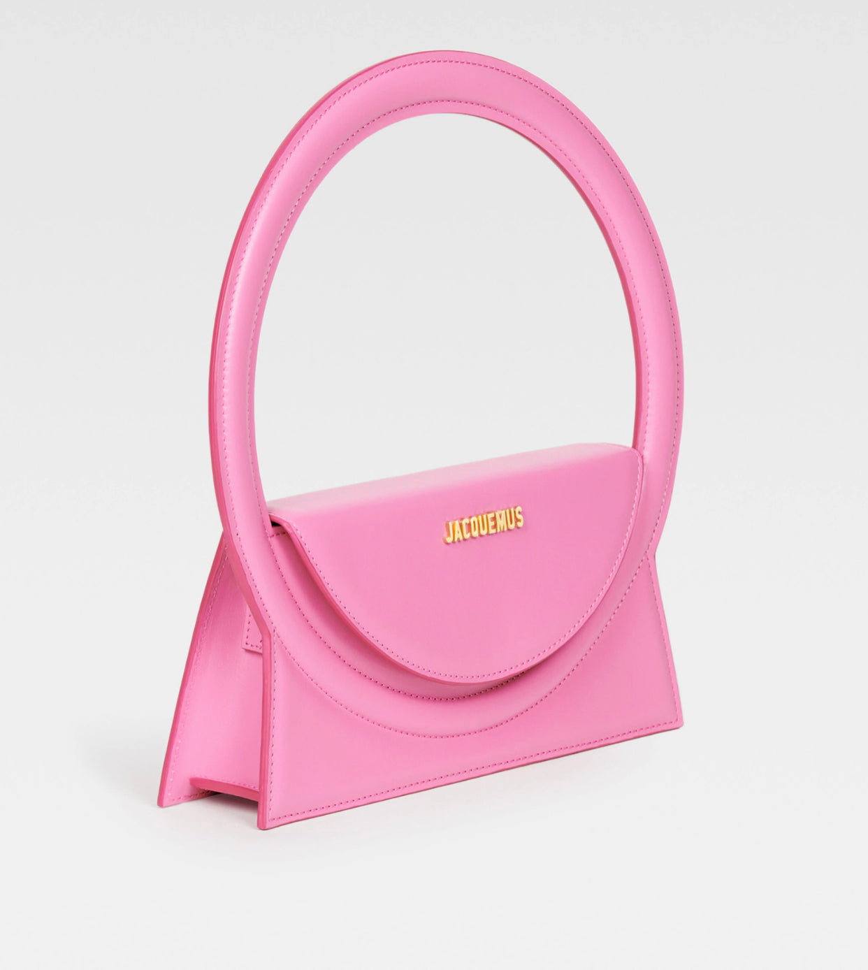 Sac à poignée supérieure Le Sac Rond rose