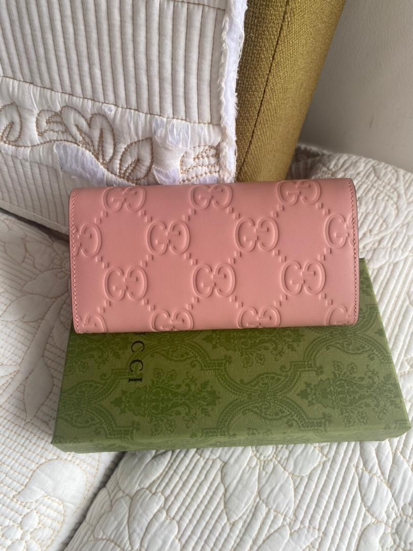 CONTINENTAL WALLET | Rose Beige