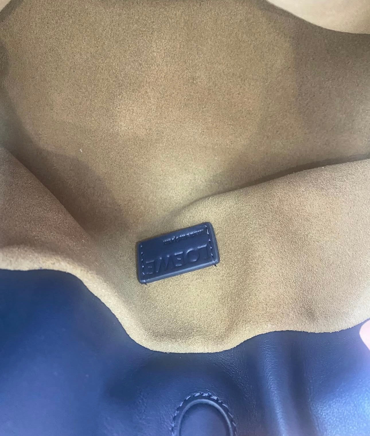 Blue Flamenco purse in nappa lambskin