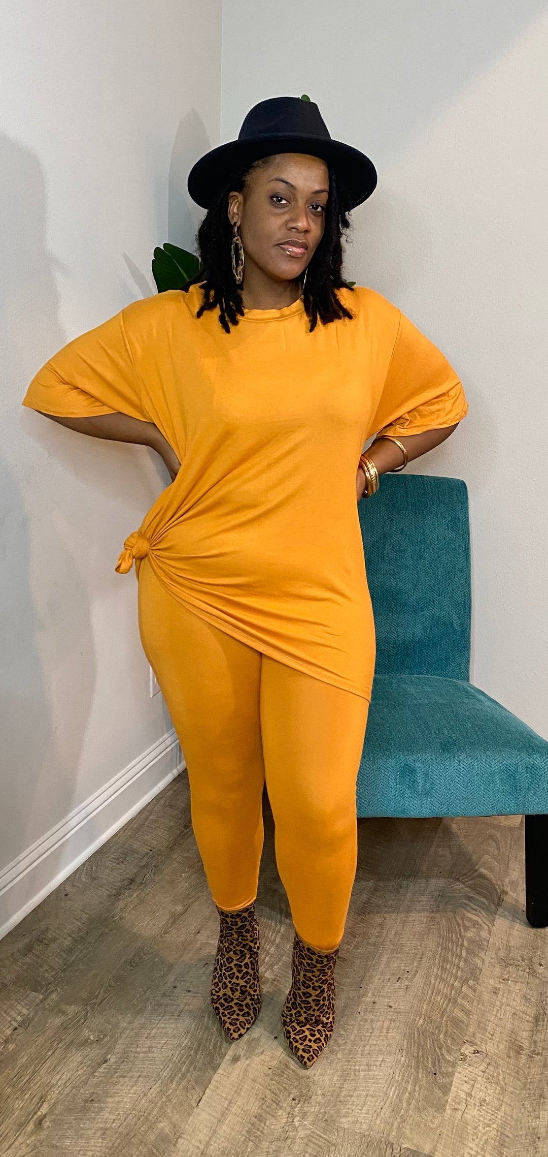 Plus Size Lounge Set | Oversized Shirt & Leggings (2 for $60) 1X 2X 3X