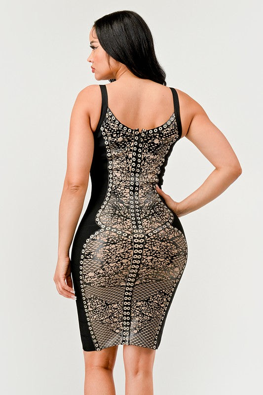 Dark Goddess Aztec Dress