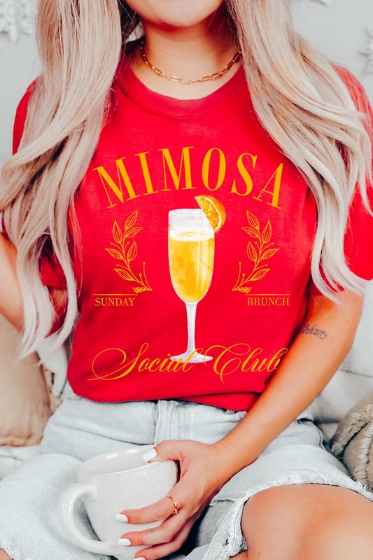 Mimosa Sunday Brunch Social Club Graphic T Shirts