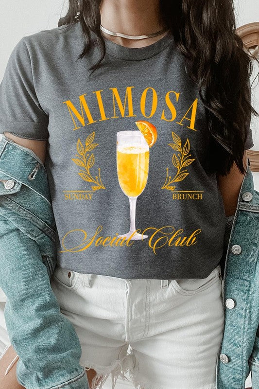 Mimosa Sunday Brunch Social Club Graphic T Shirts