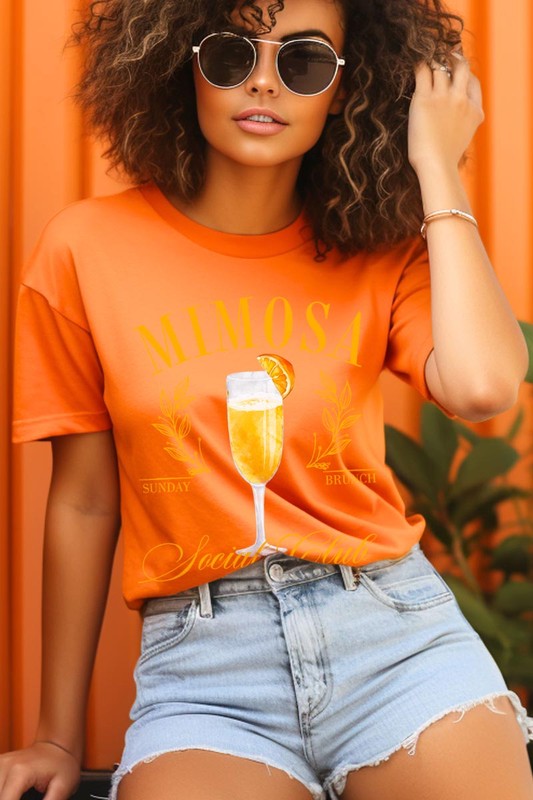 Mimosa Sunday Brunch Social Club Graphic T Shirts