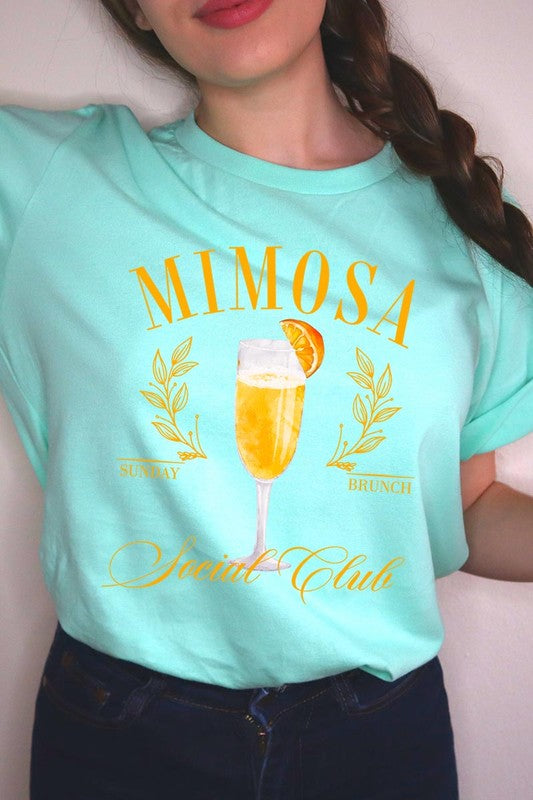 Mimosa Sunday Brunch Social Club Graphic T Shirts