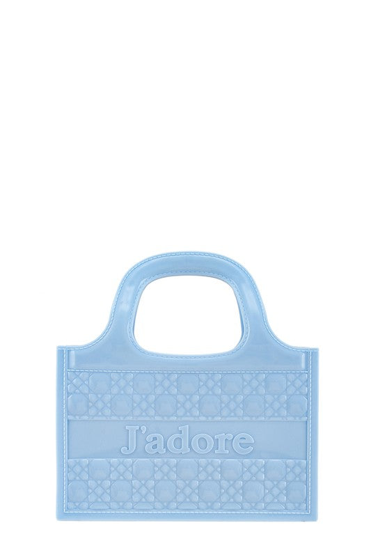 JADORE Top Handle Crossbody Jelly Bag