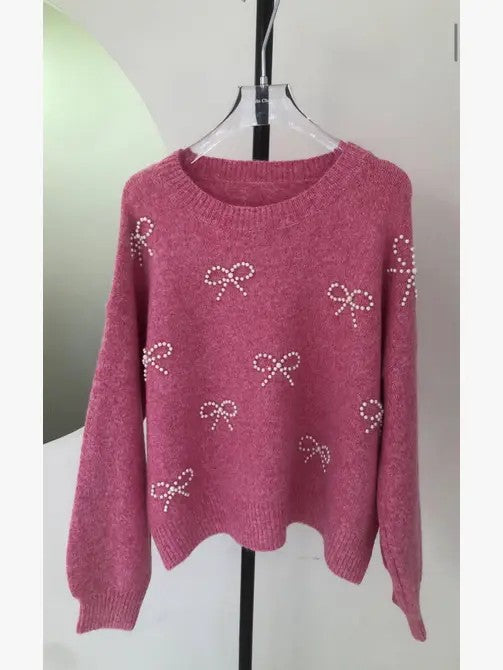 Pretty Bow knit sweater