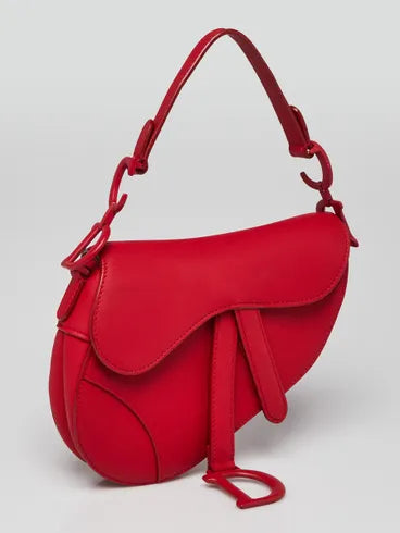 Red CD Saddle Bag