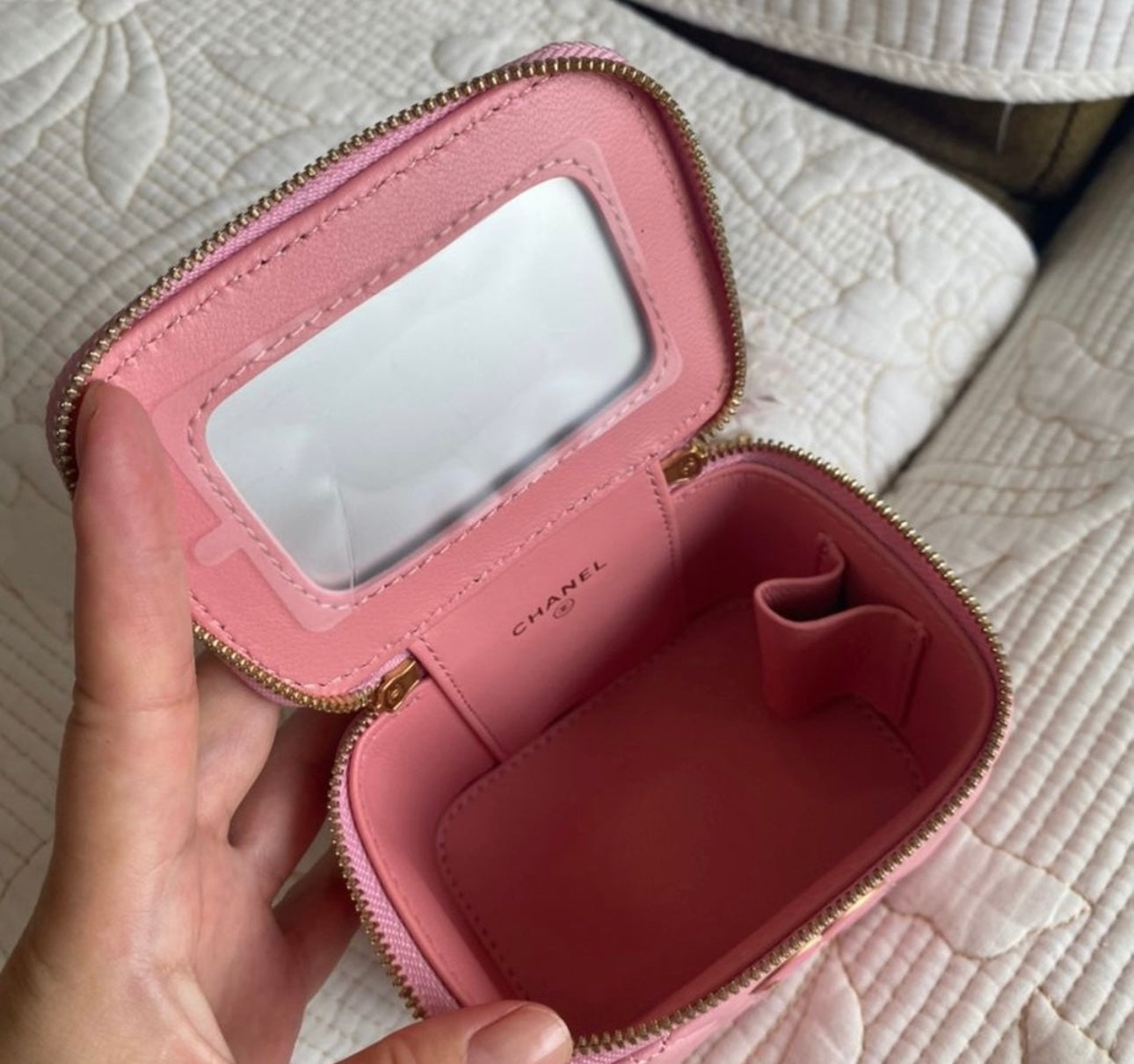 Pink Coco Mini Vanity Crossbody Bag
