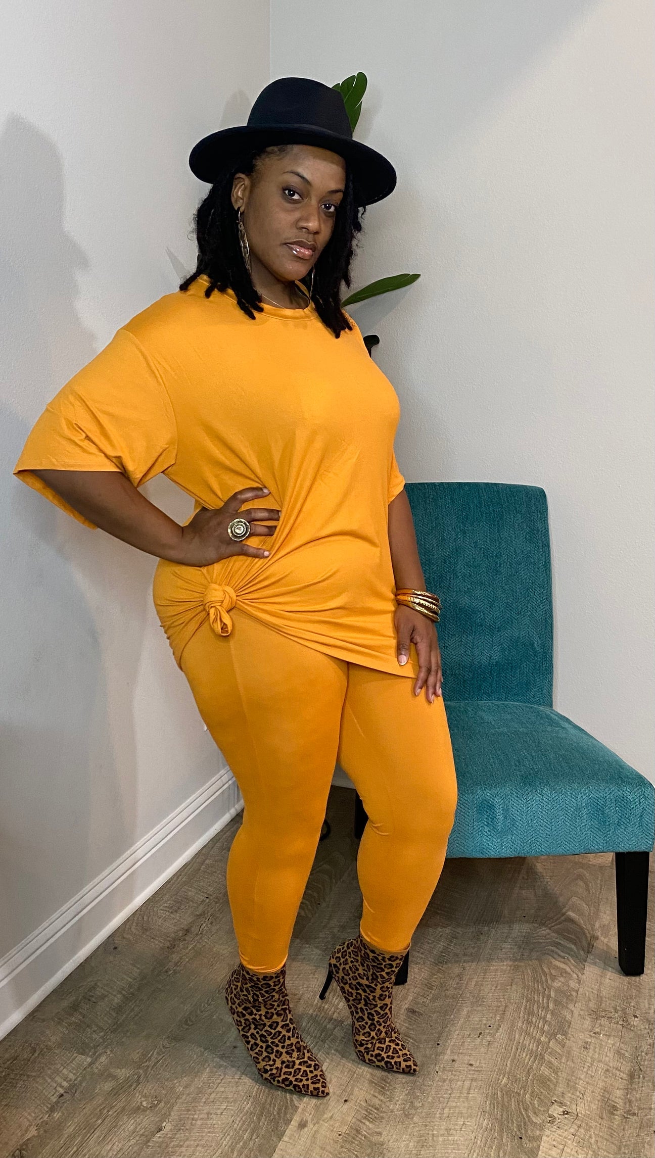 Plus Size Lounge Set | Oversized Shirt & Leggings (2 for $60) 1X 2X 3X