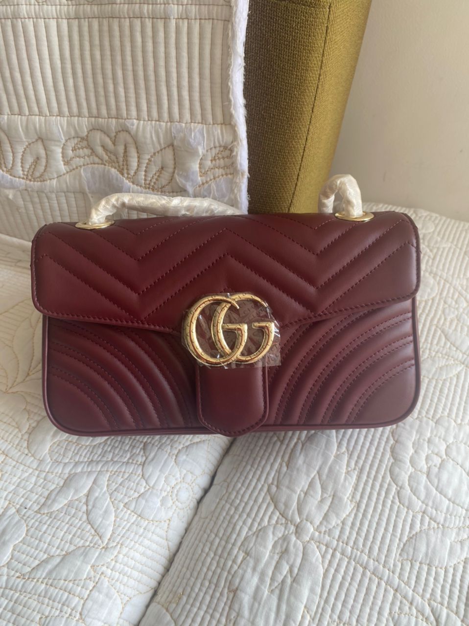 Burgundy Marmont bag