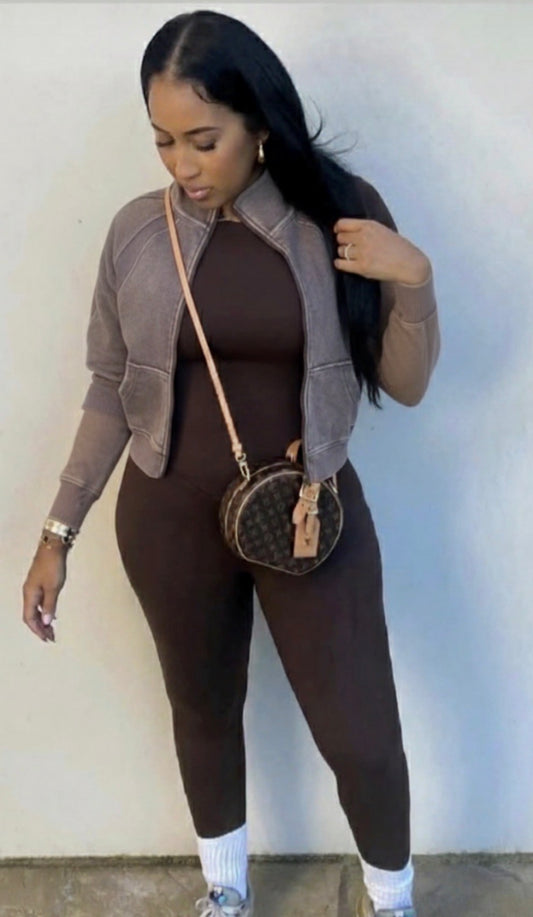 BUSY BODY BROWN 3 PIECE SET SZ SMALL