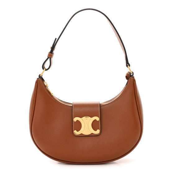 Tan Ava Triomphe bag in smooth calfskin