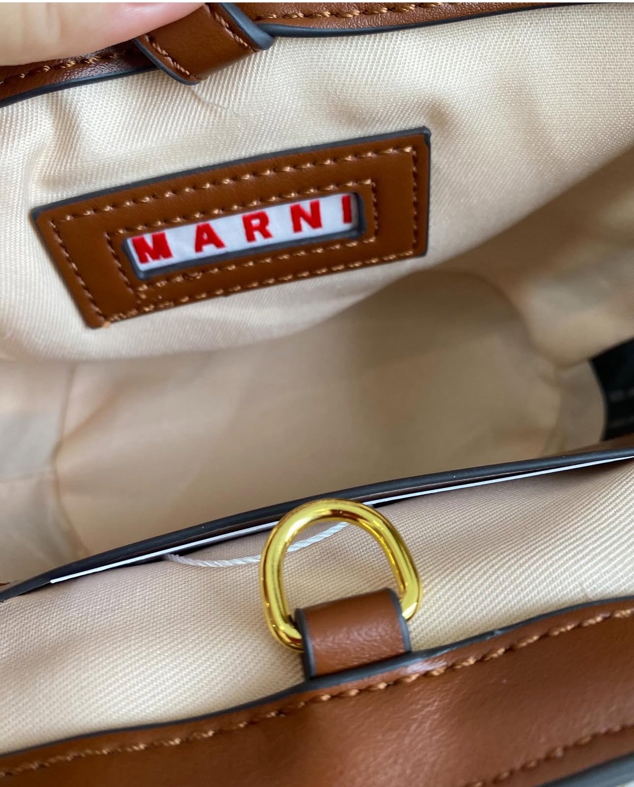 Marni Tropicalia Bag in Brown & Raffia