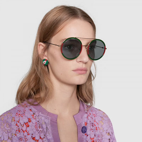 GG ROUND FRAME SUNGLASSES GG0061S