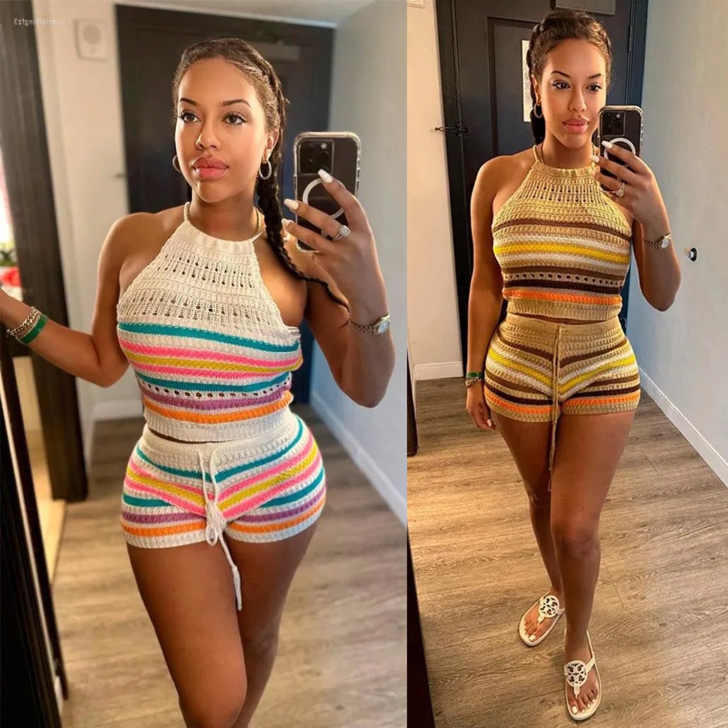 Summertime Fine | Crochet Short Set | 2 Colors