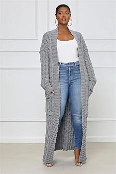 Cable Sweater | Long Cardigan (5 Colors)