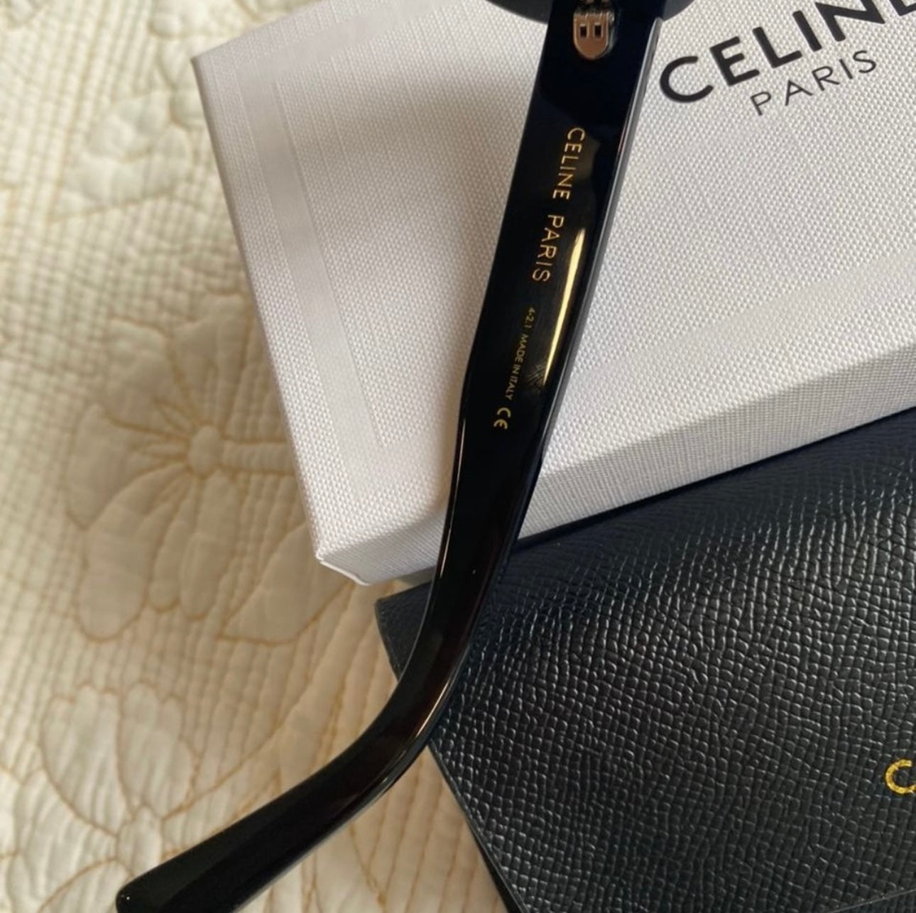 Black Gold Celine Sunglasses