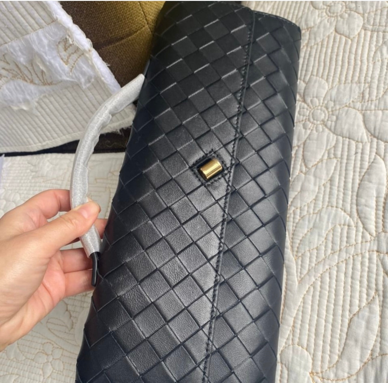 Bottega Andiamo Top Handle Clutch | 3 Colors