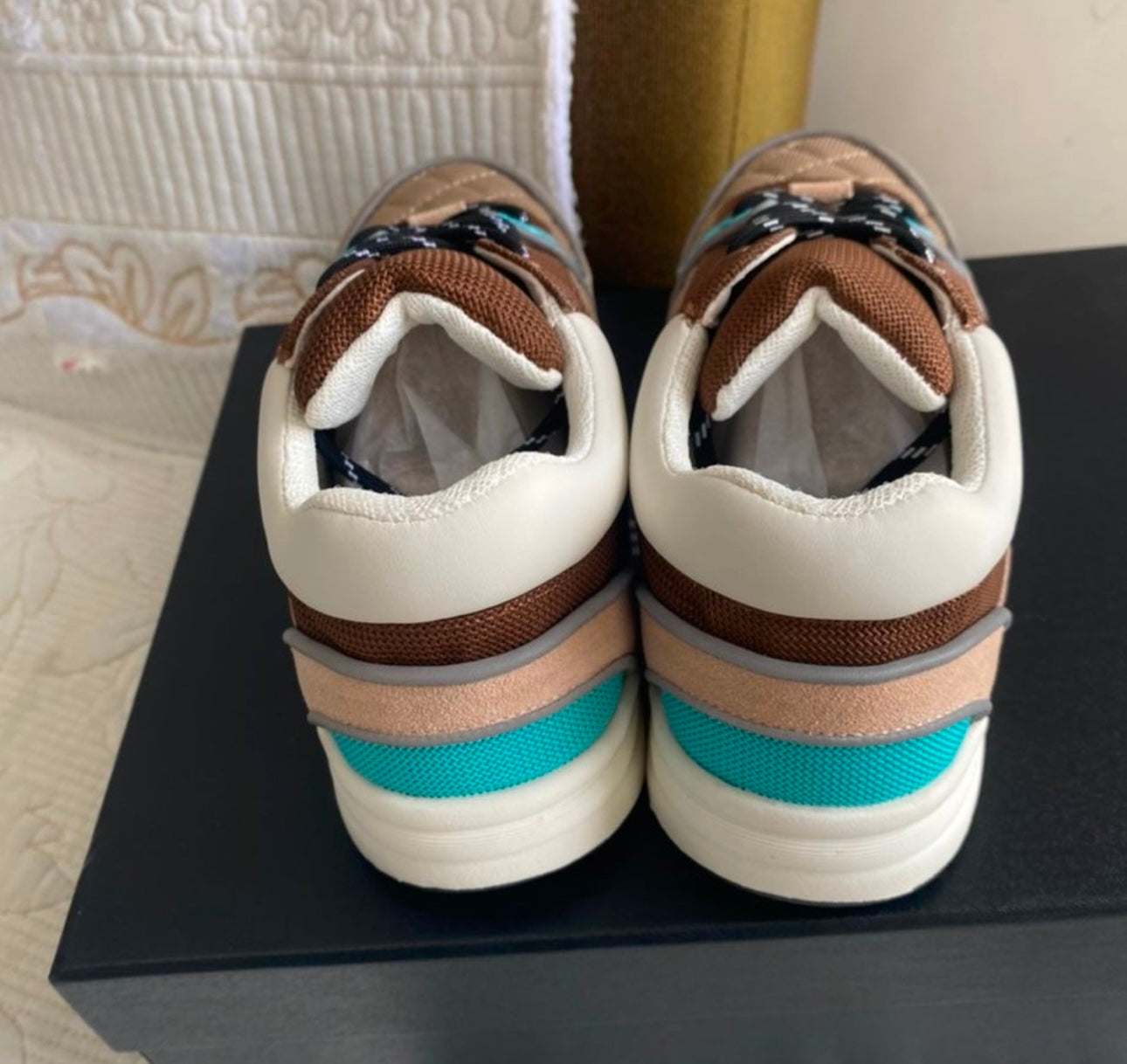 Brown Green Coco Sneakers